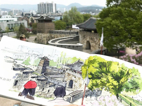 5 Easy Steps to Creating Urban Sketches - From Beginner to Expert Illustration 함형미 