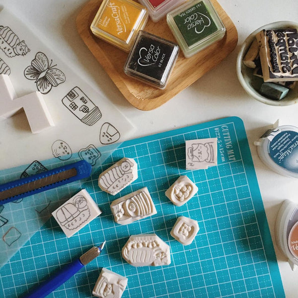 Design and Carve your Personalized Rubber Stamps Inspired by your Favorites