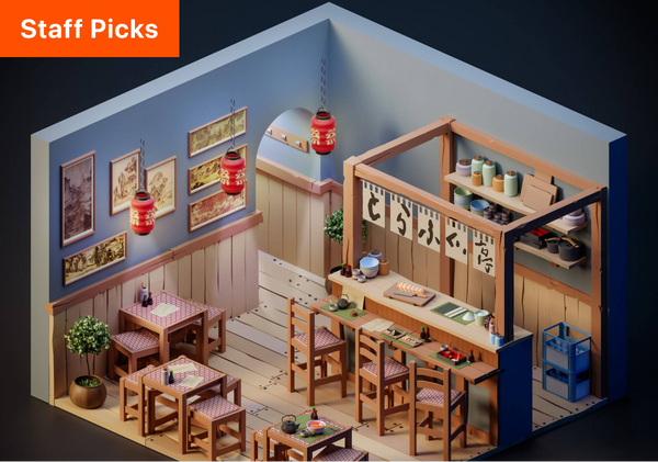 Create Detailed and Colorful Low Poly Isometric Art