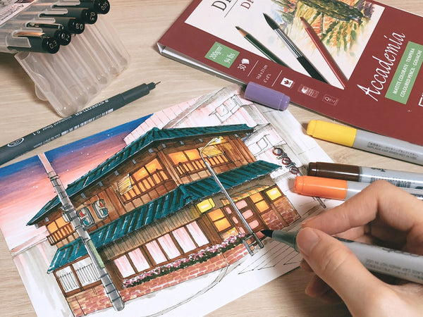 Travel & Lifestyle Illustrations - Learn Marker & Pen Drawing Illustration 리니 2차 Class Access Only 