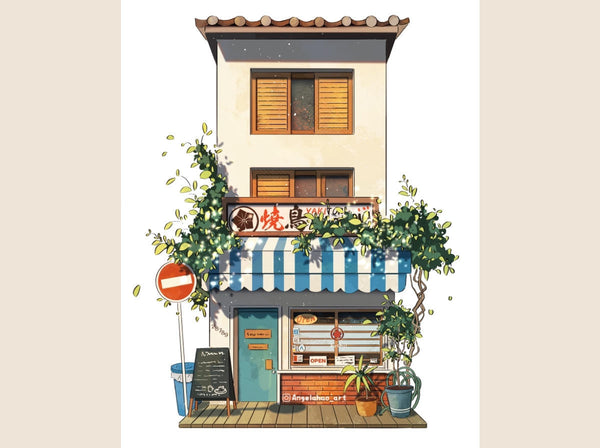 Bringing Life, Texture and Warm Atmospheres to Your Storefront Illustration